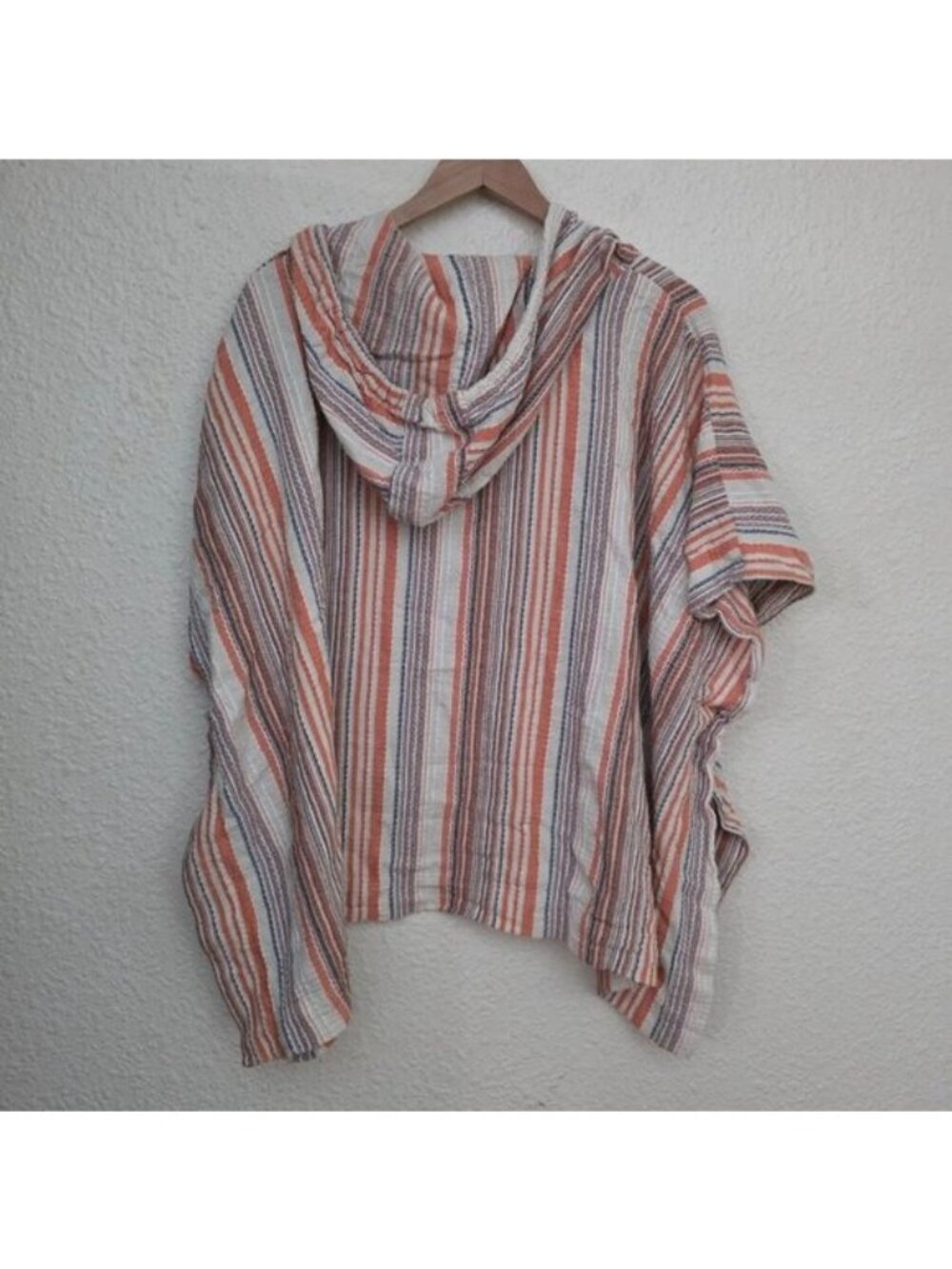 Sundance Beach Path Stripes Cover Up Hoodie Kimono Women's Size XL - Picture 5 of 8